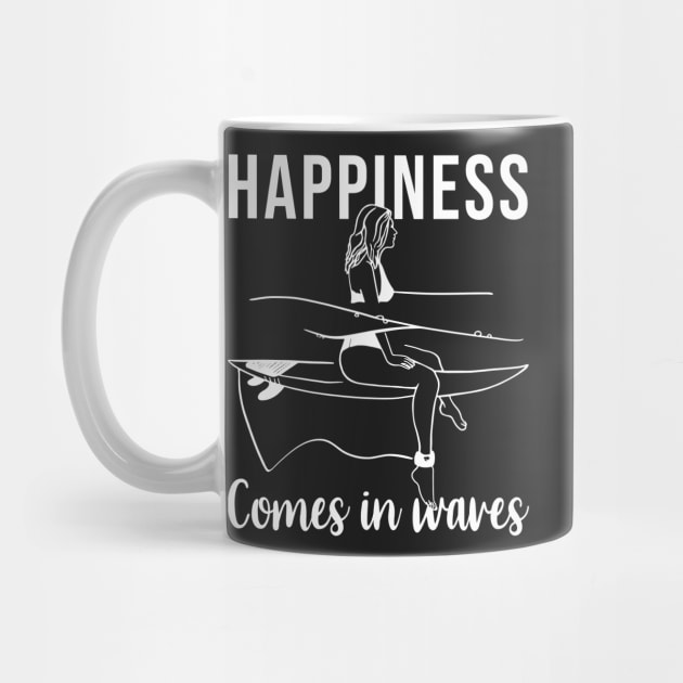 Surfer Happiness comes in waves by SusanaDesigns